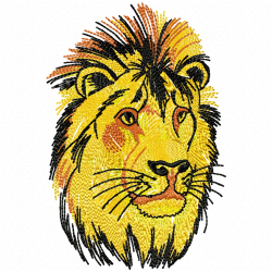 Lion Embroidery Design 10